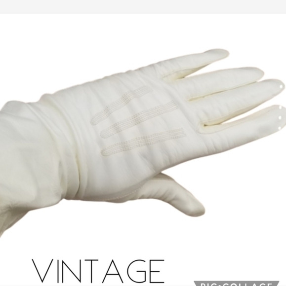 Vintage 60's French gloves 6.75‎ - Picture 1 of 8